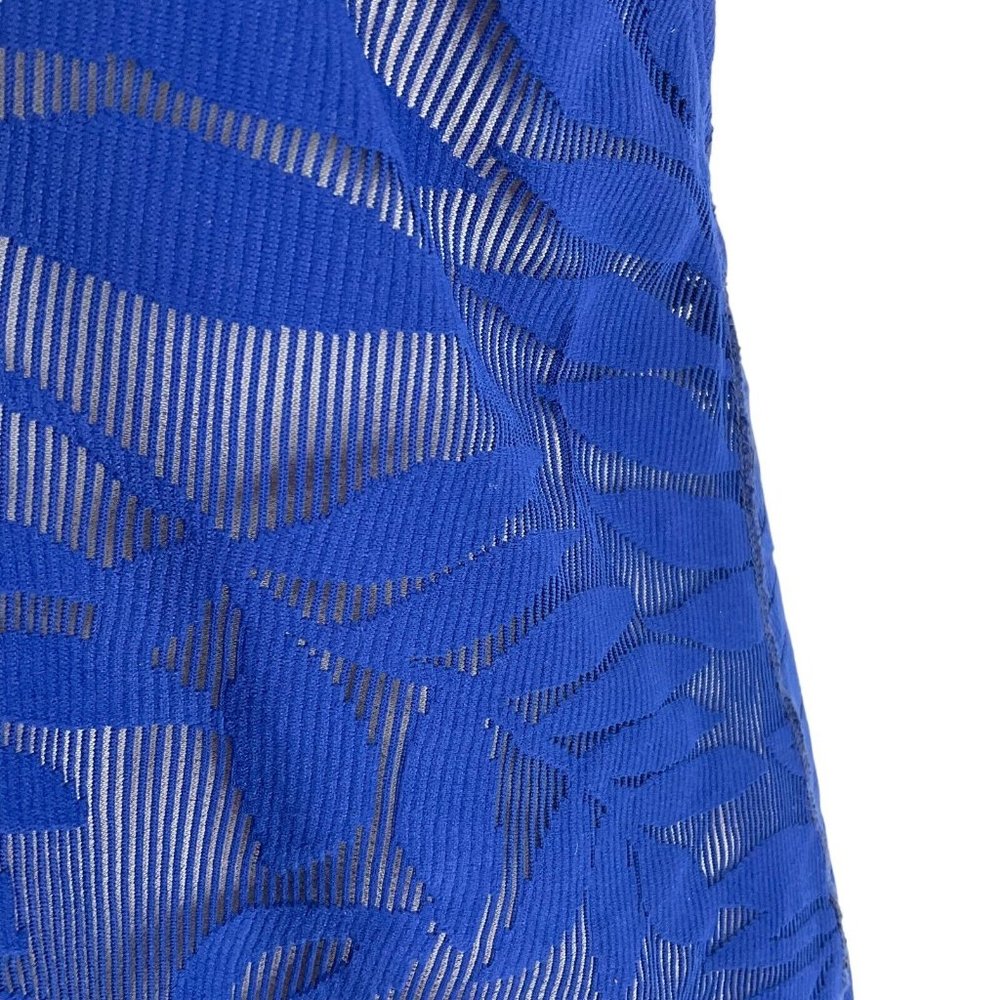 Robin Piccone Tankini Top Womens Sz XS Indigo Lace Leaf Pattern Halter $120 Nwt - Picture 5 of 12